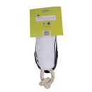 Black plush sneaker dog toy with squeaker