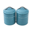 Blue ‘I Love You So Much’ dog treat canister gift set