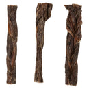 Braided beef gullet sticks dog chews, 5 to 6 inch