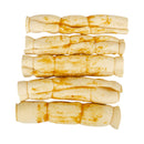 Chicken basted beef cheek rolls for dogs 9 to 10 inch long lasting dog chew