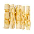Chicken basted beef cheek rolls for dogs 9 to 10 inch long lasting dog chew