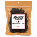 Chicken Heart & Liver Natural Dog Chews, 4 oz Pack, Case of 12
