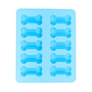 bone-shaped silicone baking tray with ten cavities six pack