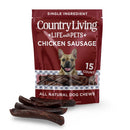 4–5" Chicken Sausages – Beef Flavored | Natural Dog Chews