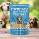 Country Living cow tail dog chews, 10-count natural single-ingredient treats