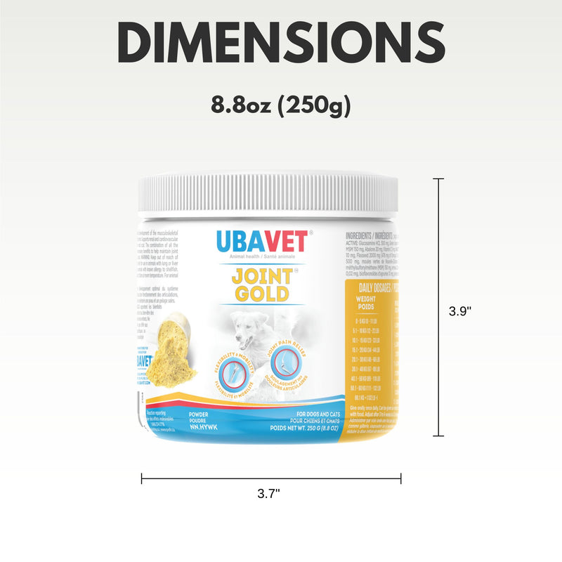 UBAVET Joint Gold Joint Care Powder for Dogs & Cats (8.8 oz / 250g)