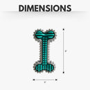 TPR dental bone dog toy for light to medium chewers