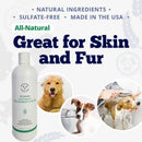 Dr. Theo’s dog shampoo with oatmeal, cucumber and aloe, 16 oz