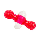 durable dog chew toy with TPR and nylon quacker bone