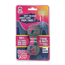 eco friendly natural rubber dumbbell dog toy durable chew toy for dogs
