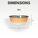 Peach coral deep stainless steel dog bowl eco friendly design
