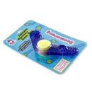 TPR tennis ball boomerang squeaky dog toy for interactive play