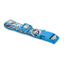 embroidered rainbow nylon dog collar colorful adjustable dog collar