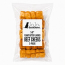 5–6" Peanut Butter-Flavored Beef Cheek Rolls | Natural Dog Chews
