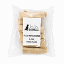 Buffalo-Filled Bones for Dogs – Cheese, Peanut Butter or Pumpkin Flavor (5–6")