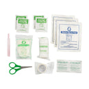 19 Piece Pet Travel First Aid Kit with Carabiner (6-Pack on Clip Strip with S-Hook)