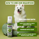 Foaming pet shampoo and conditioner