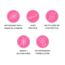 Ava's Pet Palace freeze dried salmon dog treats salmon puffs high protein dog snack