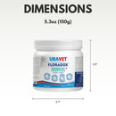 UBAVET Floradox Probiotic Powder for Dogs & Cats (5.3 oz / 150g)