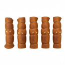 glazed beef cheek rolls bully flavor long-lasting dog chews