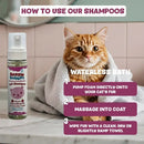Hypoallergenic foaming kitten shampoo