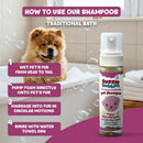 Hypoallergenic foaming aromatherapy puppy shampoo