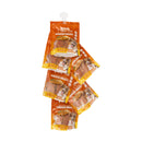 Jack PetPals chicken breast jerky dog treats 6 pack hanging clip strip display