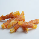 Jack PetPals chicken sweet potato bites dog treats 6 pack hanging clip strip display