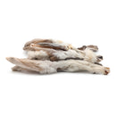 natural rabbit ear chews with fur for dogs pack