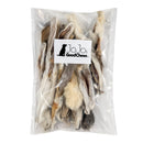 natural rabbit ear chews with fur for dogs pack