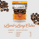 BAFFS NATURALS lamb lung cubes dog treats