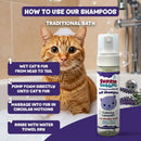 Calming lavender foaming cat shampoo