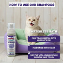 Calming lavender foaming cat shampoo