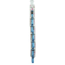 Light blue medium dog collar 6 pack clip strip display adjustable dog collars