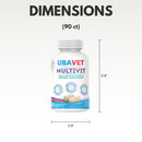 UBAVET MULTIVIT Daily Vitamin and Mineral Tablet for Dogs (90 ct)