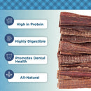 Country Living 6-inch beef gullet flats dog treats, 20-count natural single ingredient chews