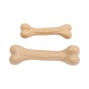 Durable recyclable nylon dog bone chew toy with chicken flavor