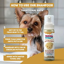 Soothing oatmeal foaming pet shampoo