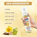 Soothing oatmeal foaming pet shampoo