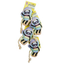 Space panda plush dog toy 4 pack clip strip squeaky dog toys