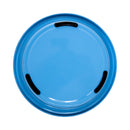 Powder coated stainless steel dog bowl with non-slip base, 32oz