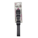 Adjustable nylon dog collar with quick release buckle