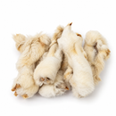 Rabbit Feet (Rear Foot) with Fur | Natural Dog Chews