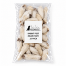 Rabbit Feet (Rear Foot) with Fur | Natural Dog Chews