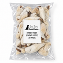 Rabbit Feet (Forward Foot) with Fur | Natural Dog Chews