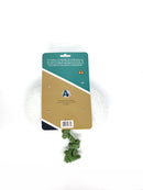 Retro army jeep plush dog toy with reinforced stitching