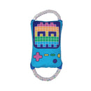 retro gamer plush dog toy crinkle and squeaky dog toy