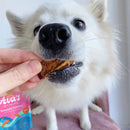 Ava's Pet Palace salmon jerky dog treats, crunchy natural fish treats