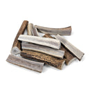 split elk antler chews for dogs medium to large pack