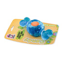 Candy inspired squeaky tennis ball dog toy 6 pack clip strip display